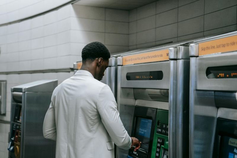 Public Transportation Kiosk Display